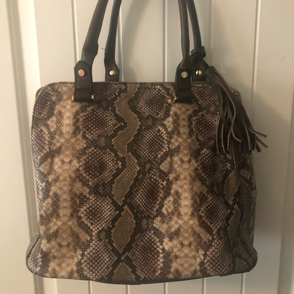 Buckle Snakeskin handbag - Picture 1 of 1